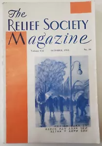 Oct 1934, The Relief Society Magazine, Mormon, Mary A White, St. Anthony, Idaho - Picture 1 of 6