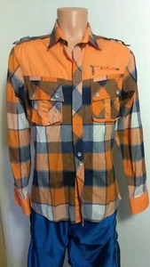 VINTAGE REPUBLIC Vtg Men's Long Sleeve Plaid Shirt Sz M@13 - Picture 1 of 1