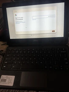 Dell 3100 Chromebook 11.6" Laptop Intel Celeron 4GB Ram 16GB SSD 68MD0X2 - Picture 1 of 3