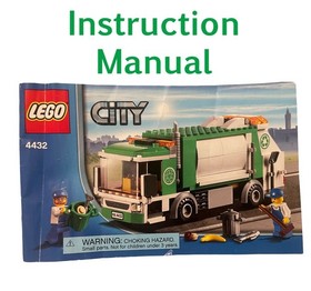 Lego City Garbage Truck 4432 - Instruction Booklet ONLY