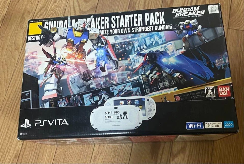 Sony PlayStation Vita Console System Gundam Breaker Starter Pack PCHL-60001