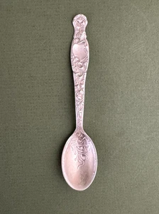 ATQ Heraldic by Whiting Gold Wash Sterlingsilber Löffel 1891 Chambersburg 4 Zoll - Bild 1 von 8