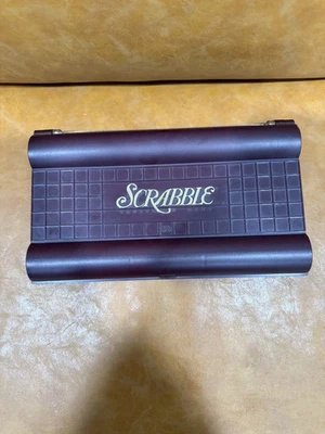 Vintage 1990 Scrabble Deluxe Travel Edition Crossword Game Milton Bradley - Image 1 of 4