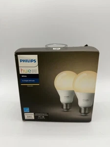 Phillips Hue Wireless Lighting Warm White 2X Single A19 Light Bulbs *New - Picture 1 of 5