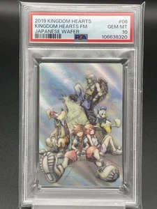 PSA 10 Kingdom Hearts Wafer Card One Owner Product US Graded From JP - Picture 1 of 24