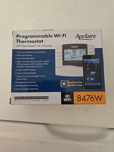 Aprilaire 8476 Programmable Wi-Fi Dual Powered Universal Thermostat - White - Picture 1 of 4