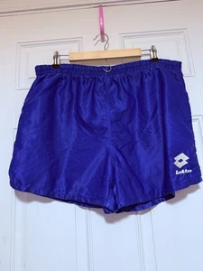 Pantalones Cortos de Fútbol Lotto Azul Vintage Pantalones Cortos Atléticos Para Hombre Talla Grande Fútbol - Imagen 1 de 7