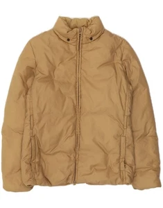 BENETTON Womens Padded Jacket UK 10 Small Beige Polyamide BL11 - Picture 1 of 3