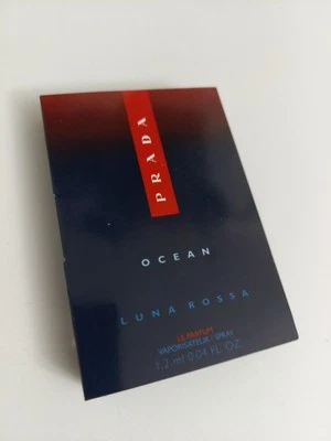 PRADA "Ocean Luna Rossa" Men Le Parfum 0,04 oz/1,2 ml muestra spray nuevo en caja Foto 1 de 4