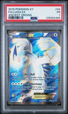 PSA 1 Lugia EX 94/98 Full Art Ultra Rare Holo XY Ancient Origins 2015 Pokemon PR - Image 1 of 2