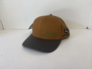 Hutson John Deere Trucker Hat Brown and Gray Snapback, New - Picture 1 of 11