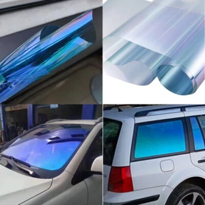 67% VLT Car Window Tint 1*3M Solar Protection Blue Film Heat Control Film - Picture 1 of 10