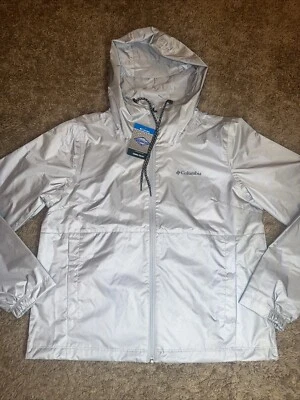 NUEVA Chaqueta de Lluvia Para Mujer Columbia Echo Valley EXS Plateada Talla Grande Precio de Venta sugerido por el fabricante $80 Foto 1 de 4