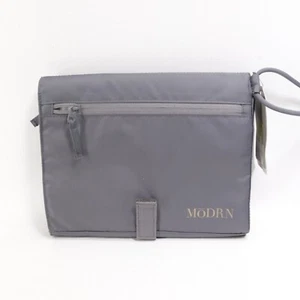 Modrn Lulu Waterproof Newborn Portable Foldable Diaper Changing Pad Gray Nylon - Picture 1 of 13