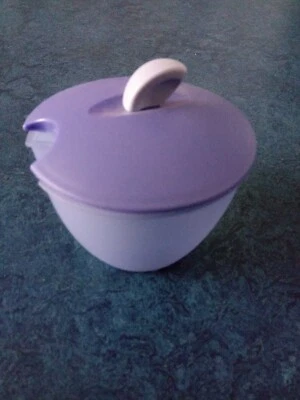 Zucker-/Marmeladendose Junge Welle Tupperware blau 350 ml, spülmaschinenfest - Bild 1 von 4