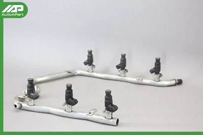 ✅ 02-06 Mercedes W203 C32 SLK32 Crossfire Inyectores de línea de riel de inyección de combustible OEM Foto 1 de 4