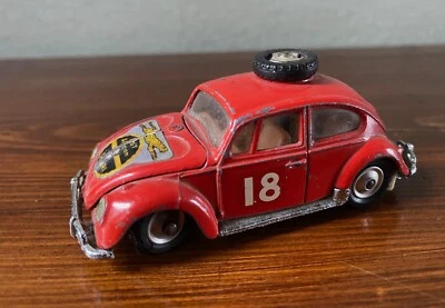 CORGI TOYS WOLKSWAGEN MAGGIOLINO BEATTLE EAST AFRICAN SAFARI ANNI 60 COME FOTO - Immagine 1 di 4