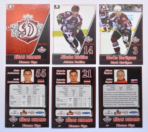 2010-11 KHL Dinamo Riga BASE Pick a Player Card