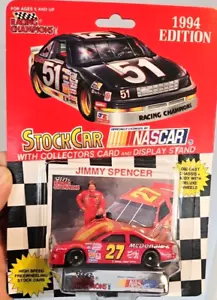 Racing Champions 1994 Jimmy Spencer 27 McDonald nuovo in confezione stand collector card - Foto 1 di 2