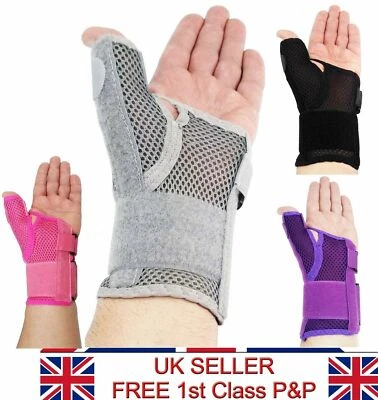 LTG PRO® Thumb & Wrist Support Breathable Mesh Brace Splint Arthritis Stabiliser - Image 1 of 4