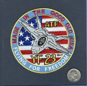 Parche F-23 YF-23 BLACK WIDOW USAF Northrop Prototipo ATF FS Escuadrón de Caza - Imagen 1 de 1