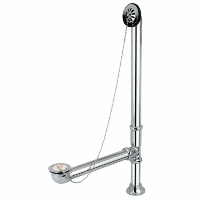 Kingston Brass Brass Claw Foot Bath Drain - Polished Chrome