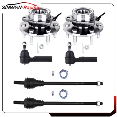 6Pcs For 2003-2005 Chevrolet Express 2500 Front Steering Kit Tie Rod End Link - Image 1 of 4