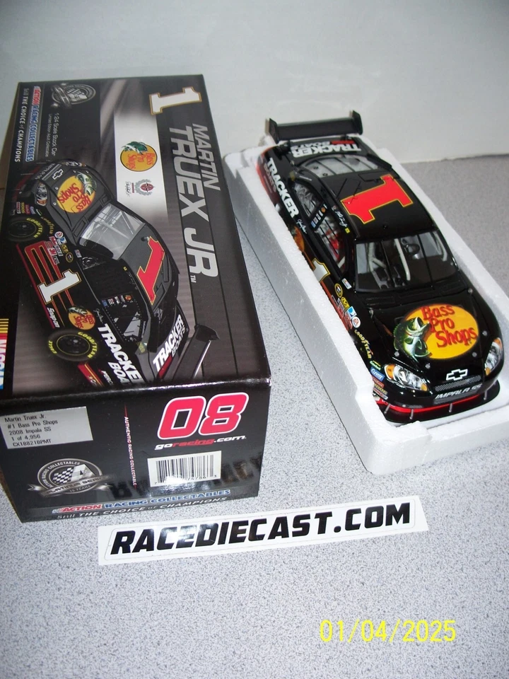 #1 Martin Truex Jr. 2008 Chevy Impala SS ESCALA 1/24 BAJO PROFESIONAL Foto 1 de 1
