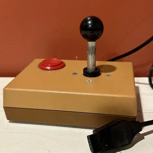 Rare Amerex Uniibox Tan & Brown Joystick Gaming Controller for Atari 2600 - Picture 1 of 12