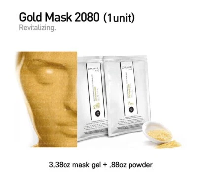 casmara skin tightening 24k GOLD face mask -TWIN PACK -INC SPATULA FREE P&P - Image 1 of 2