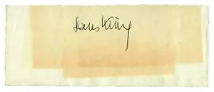 RARE! “Foundation for a Global Ethics" Dr Hans Küng Hand Signed Album Page - Picture 1 of 1