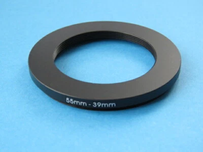 55mm to 39mm Stepping Step Down Ring Camera Lens Filter Adapter Ring 55-39mm - Image 1 of 2