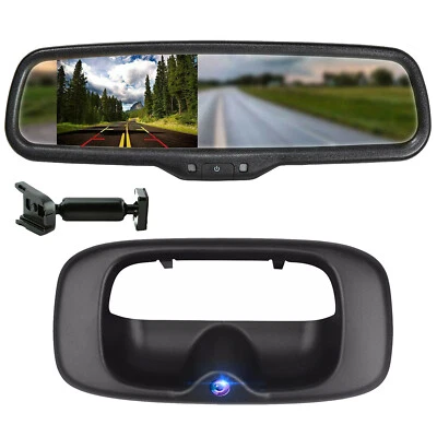 Tailgate Handle Backup Camera for Chevy Silverado/GMC Sierra 1999-2006 + Monitor - Image 1 of 4