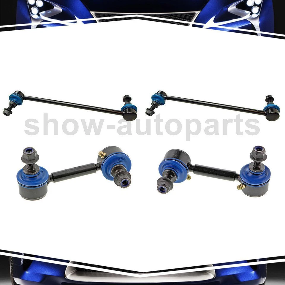 Kit de ligação de barra estabilizadora de suspensão dianteira traseira Mevotech 4Of para Chrysler 200 - Imagem 1 de 4