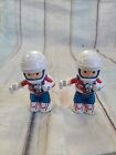 Lot Of 2 Eddie Little People Race Car Driver Replacement Figure