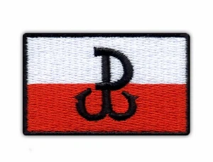 Fighting Poland - Anchor/Polska Walczaca - Kotwica - flag Patch/Badge Embroidere - Picture 1 of 1