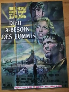 DIEU A BESOIN DES HOMMES affiche cinema originale 160x120 R63 mascii - Foto 1 di 1