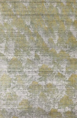 Nature Print Abstract Contemporary Hand-made Living Room Rug Modern Carpet 6x10 - Image 1 of 4