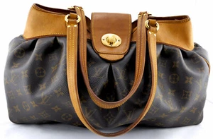 LOUIS VUITTON  Monogram  Boetie MM Shoulder Bag Tote Satchel Handbag - Picture 1 of 7