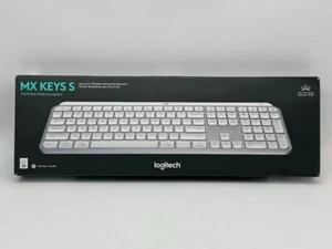 Klawiatura bezprzewodowa Logitech MX Keys S - jasnoszara (920-011559) - Zdjęcie 1 z 9