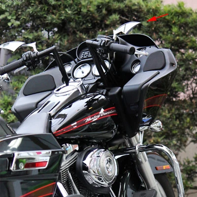 Хромированные боковые зеркала заднего вида США для Harley Davidson Street Glide Special FLHXS - Изображение 1 из 4