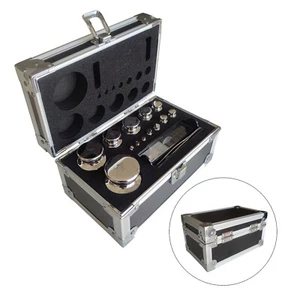 F1 Class Stainless Steel Calibration Weight Kit with Case and Tweezers 1mg-1Kg - Picture 1 of 19