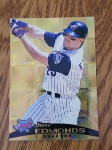 1999 Pacific Prism Holographic Gold /480 Jim Edmonds #2