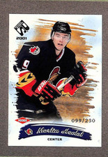 2000-01 Pacific #132 Private Stock Martin Havlat Rookie RC Gold SP #/230 