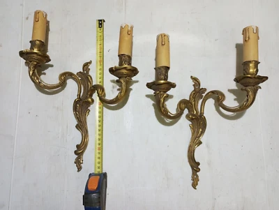 PAIRE APPLIQUES LAITON - Photo 1/4