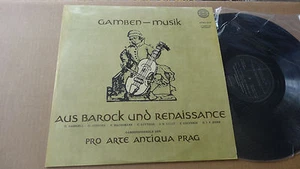 GAMBEN MUSIK VIOLA DA GAMBA MUSIC GIBBONS LUYTHON PRO ARTE ANTIQUA PRAG AMADEO - Picture 1 of 1