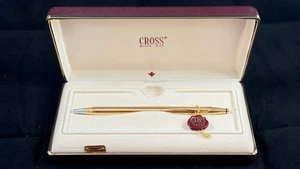 CROSS CLASSIC CENTURY 18K GOLD FILLED BALLPOINT PEN  #2802 -MADE IN THE USA- - Picture 1 of 7