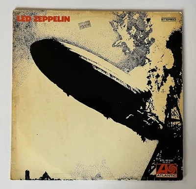 Led Zeppelin I - Self Titled - 12” Vinyl LP 1980 Germany Press Misprints VG - Image 1 of 4