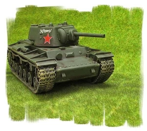 Painted! -  Soviet KV I Tank - 28mm WW2 - World War II  Bolt Action - Imagen 1 de 2