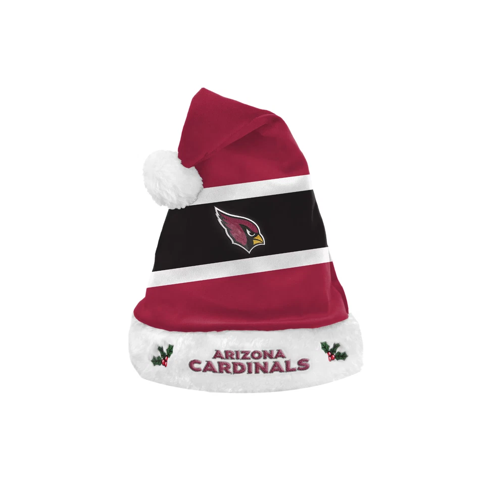 Sombrero de Papá Noel de los Arizona Cardinals NFL para siempre coleccionables nuevo Foto 1 de 1